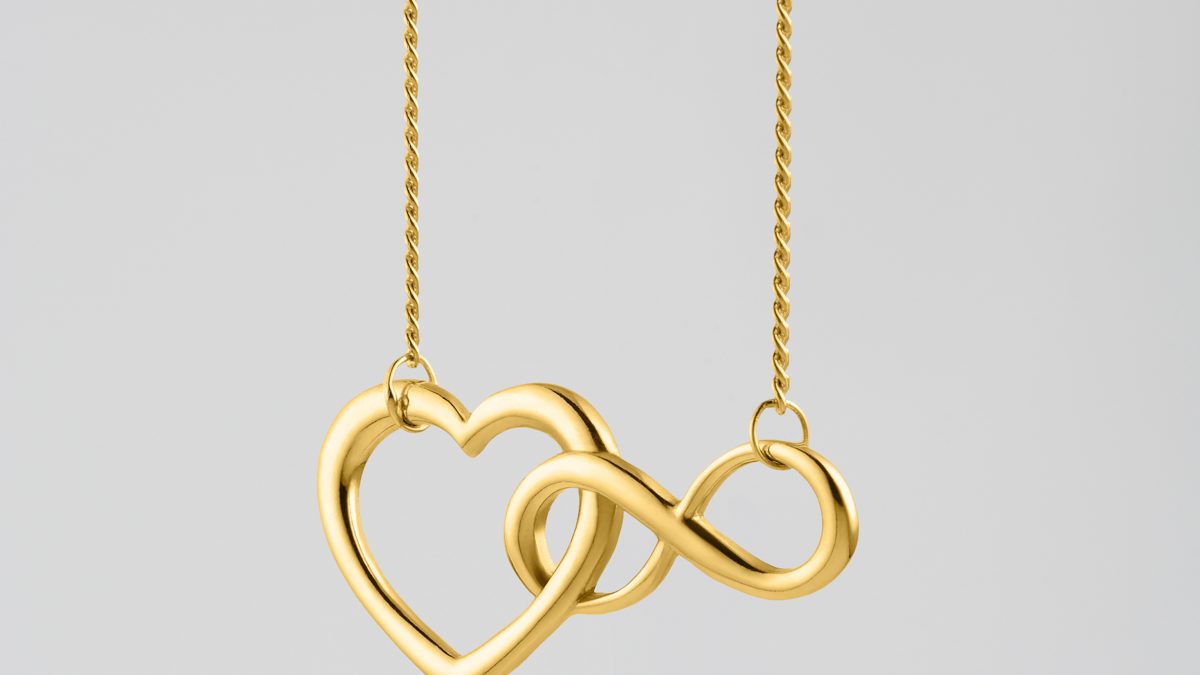 Couple's Names Heart Infinity Necklace - 9013969 | HSN