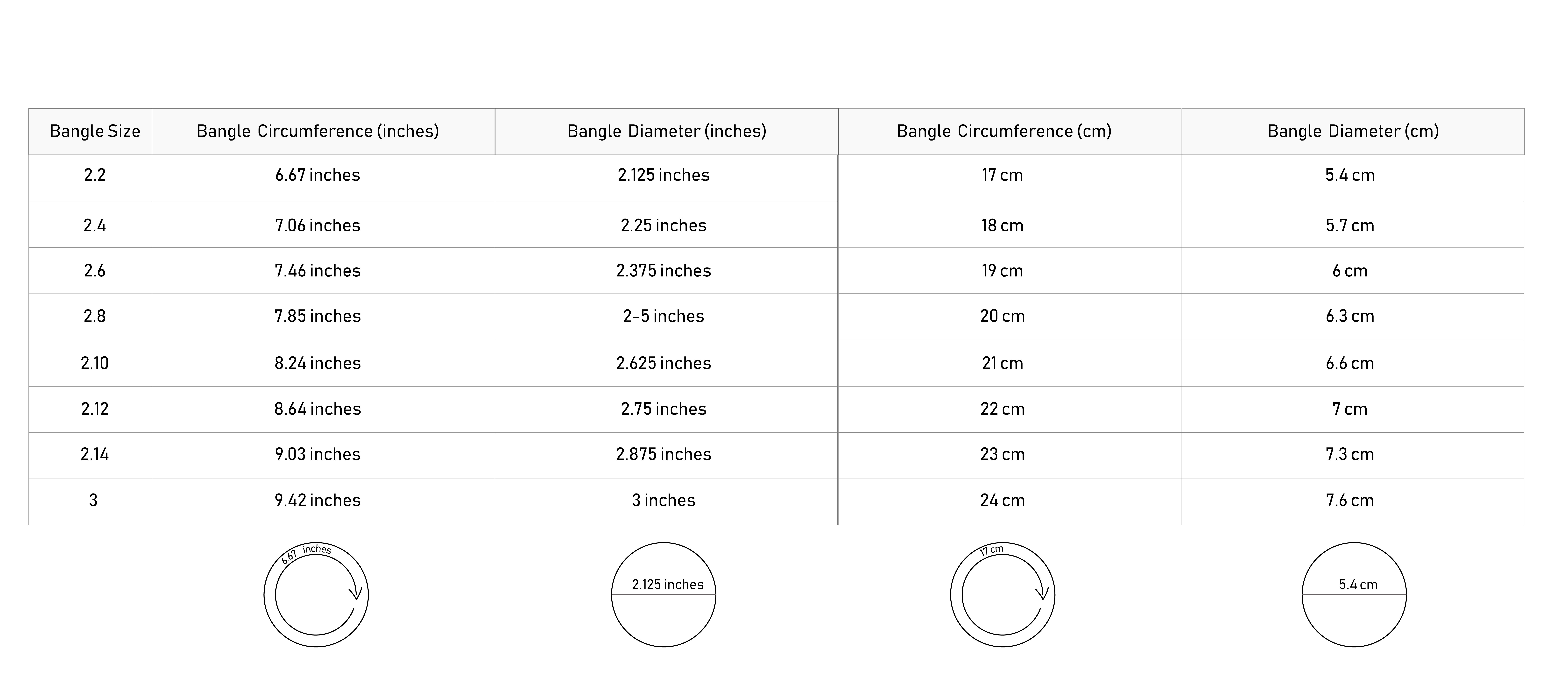 How To Measure For Bangle Size Ariana Nila Jewelry