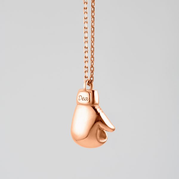 Gold Boxing Gloves Necklace | Luxury Mens Pendant | Illicium London