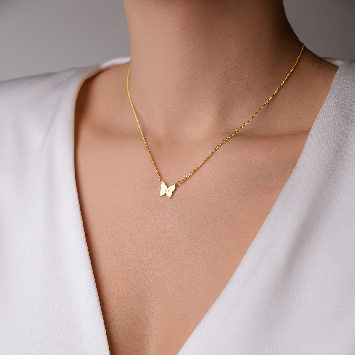 Effy Nature 14K Yellow Gold Diamond Butterfly Necklace – effyjewelry.com