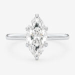 Royal Spark 2ct Marquise Diamond White Gold Ring