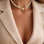 The Eagle Choker with Pearls