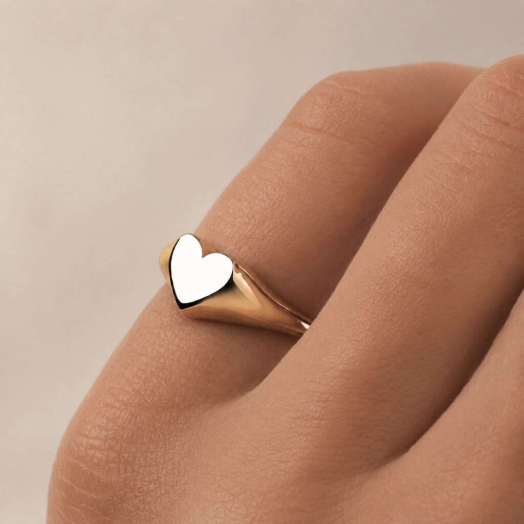Heart Signet Ring