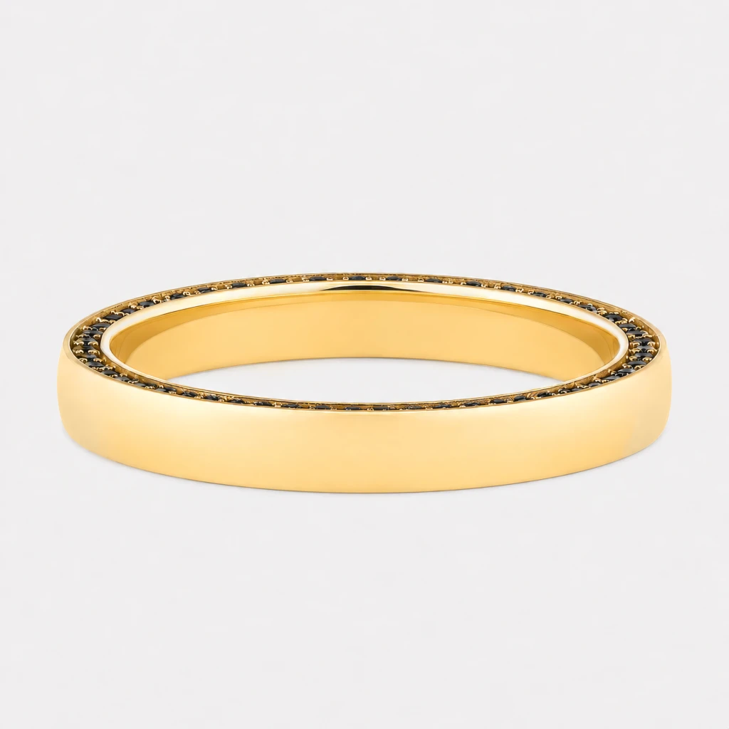 Forever Wedding 3mm Band Yellow Gold