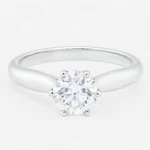Rozafa Ring 1ct Round Brilliant High Set White Gold