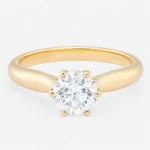 Rozafa Ring 1ct Round Brilliant High Set