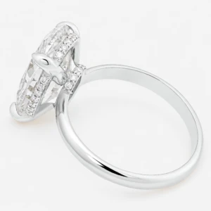 Afrona Ring 7ct Oval Diamond with Hidden Halo's White Gold