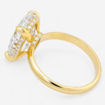 Afrona Ring 7ct Oval Diamond with Hidden Halo's