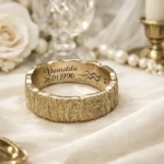 Rugova Wood Texture Ring