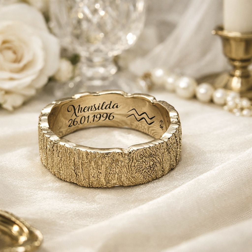 Rugova Wood Texture Ring