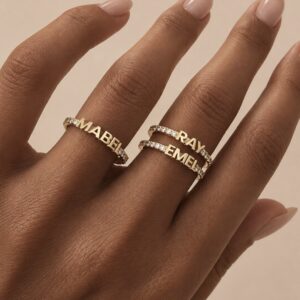 Fine Stone Name Ring