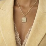 Floral Personalized Pendant Necklace