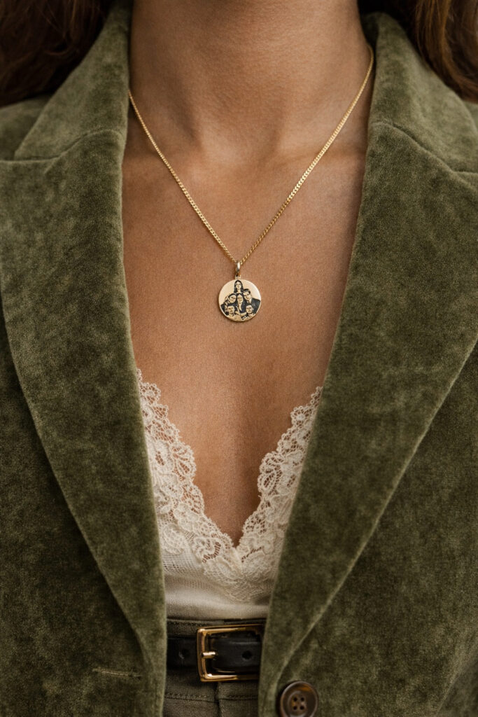 Photo Engraved Necklace