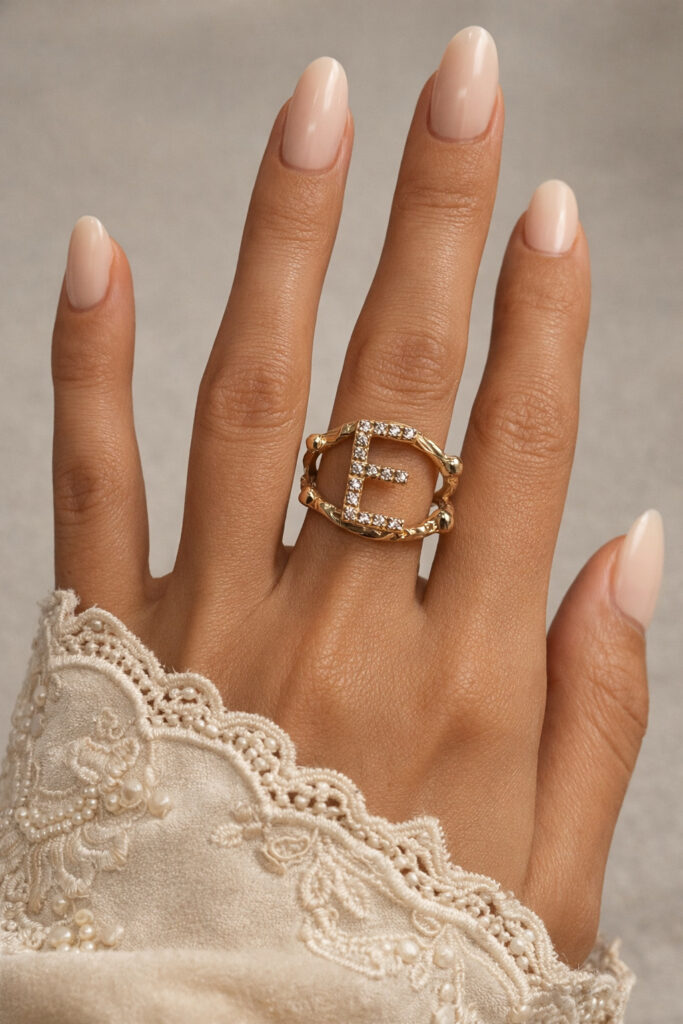 Glam Ring with Zircon Stones
