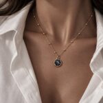 Enamel Zodiac Disc Necklace