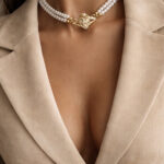 Crowned Eagle Pearl Necklace