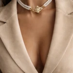 Crowned Eagle Pearl Necklace
