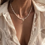 Donika Eagle Pearl Necklace
