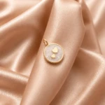 Breast Milk Charm with Two Hearts