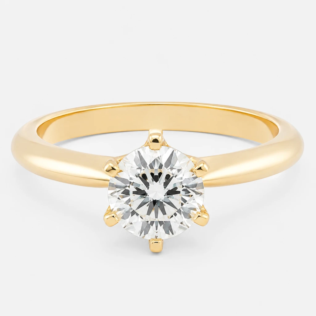 Vojsava Ring 1ct Round Brilliant Diamond