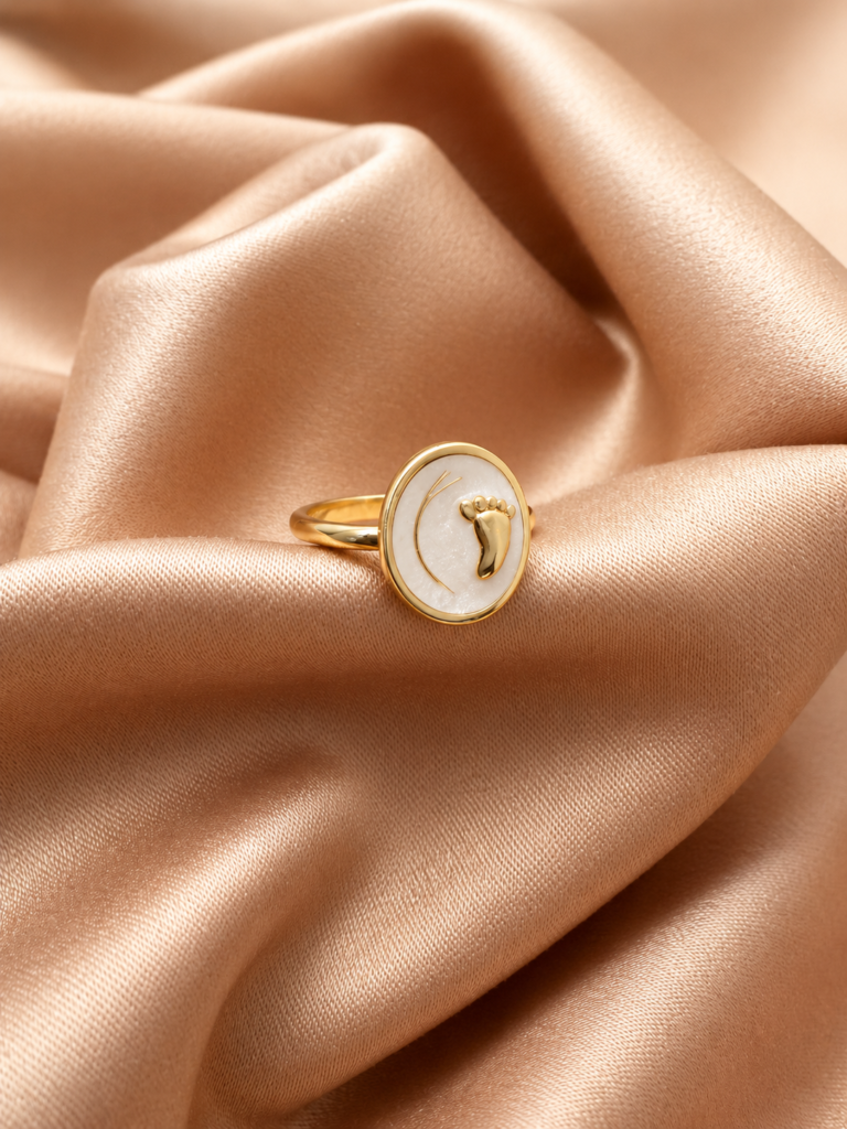 Breast Milk Baby Foot Ring