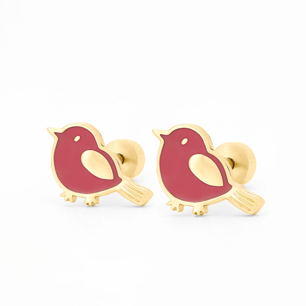Second October Bird Earrings