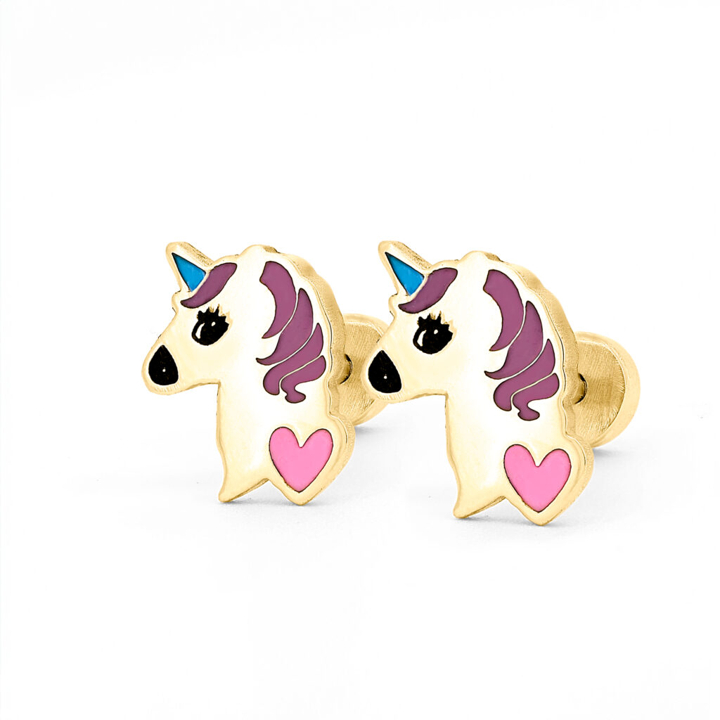 Second October Unicorn Earrings