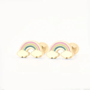 Second October Rainbow Earrings