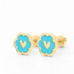 Second October Flower Earrings