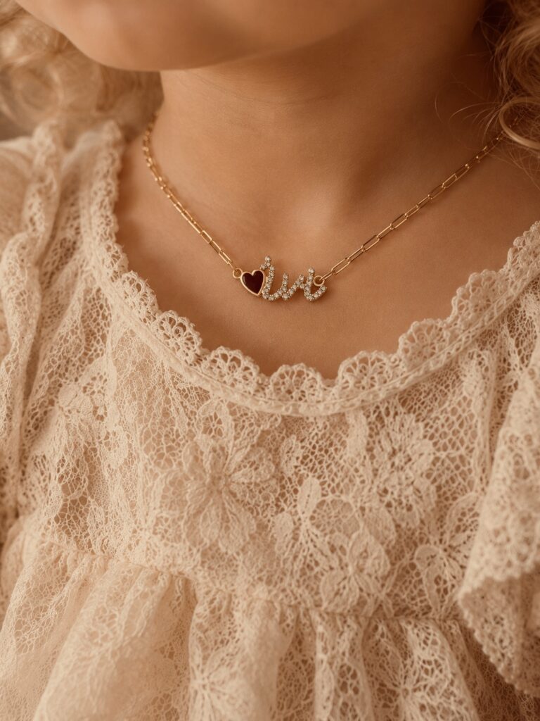 Love Script Name Necklace