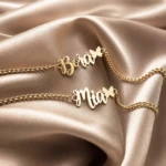 Baby Name Bracelet with Butterfly Detail
