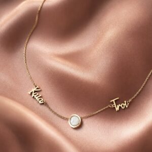 Eternal Bond Breast Milk Name Necklace