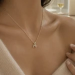 Sparkling Initial Necklace