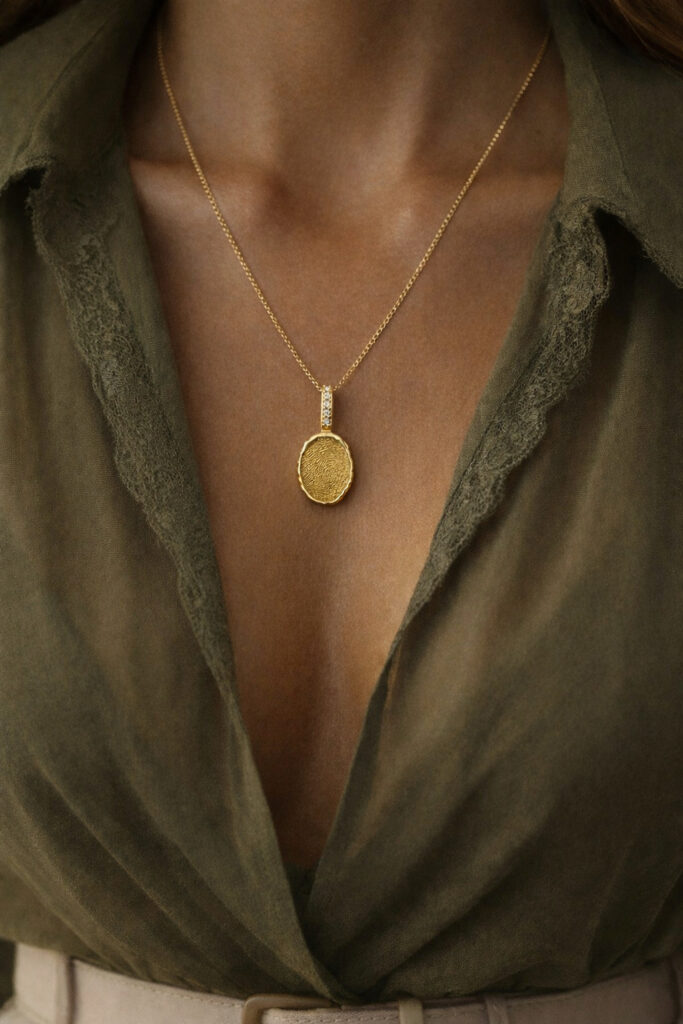Sparkly Soulprint Personalized Necklace