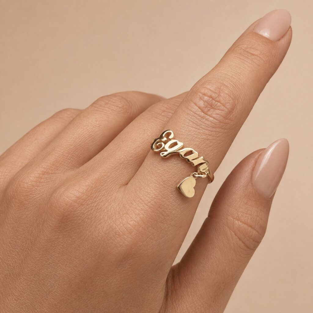 Angel Name Ring