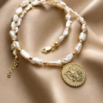 llyria Eagle Pearl Necklace