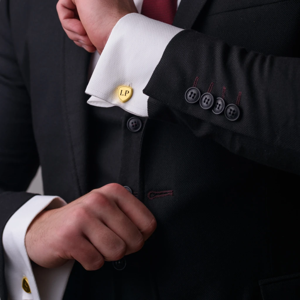Shield Personalized Cufflinks