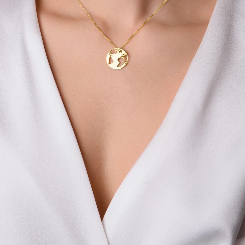 World Globe Necklace