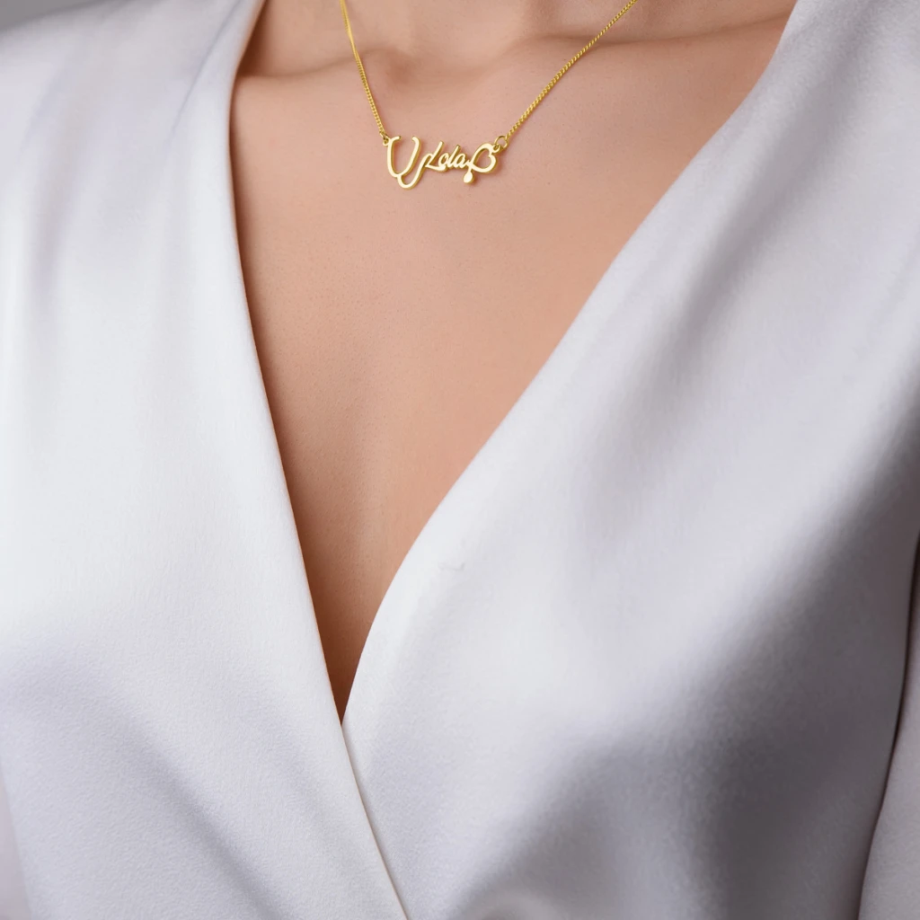 Personalized Stethoscope Name Necklace