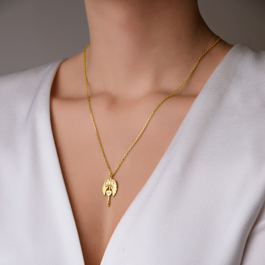 Angel Love Stick Necklace