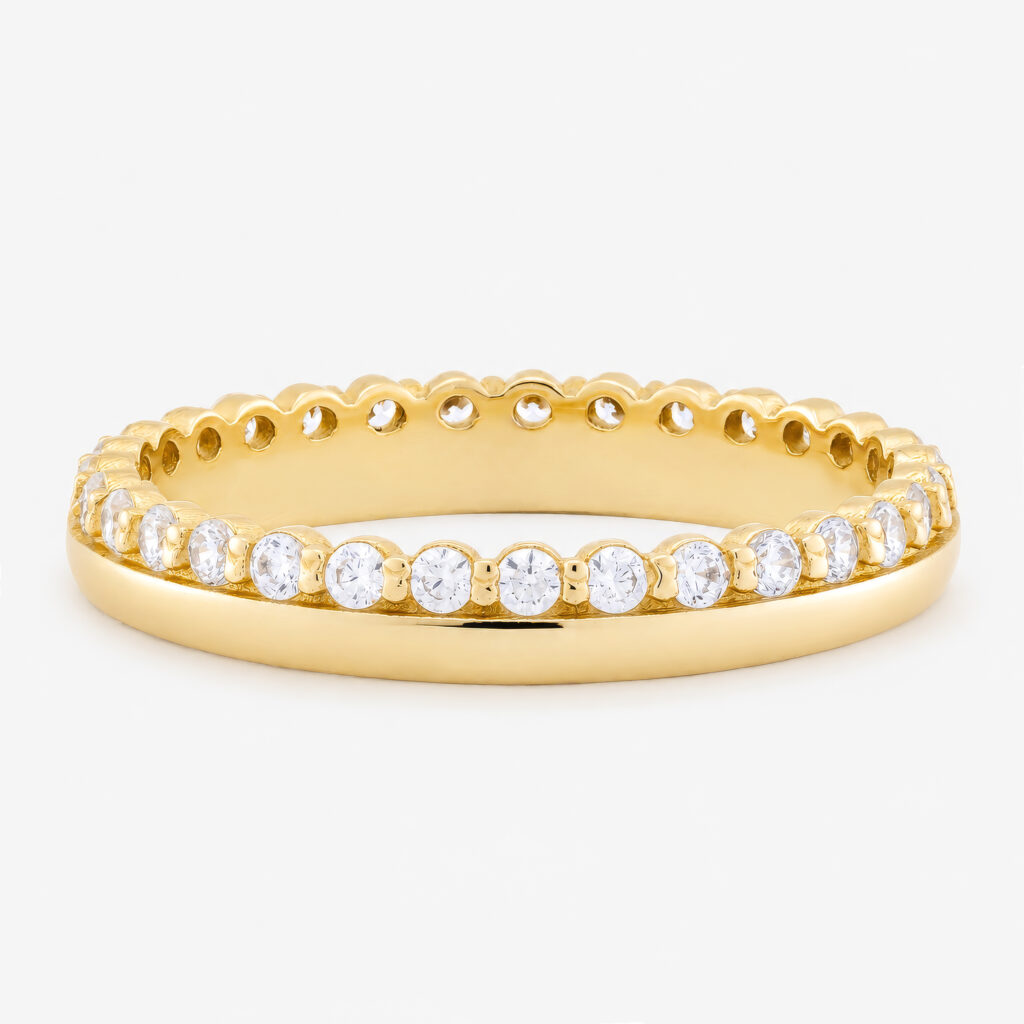 Luminous Halo Wedding Band