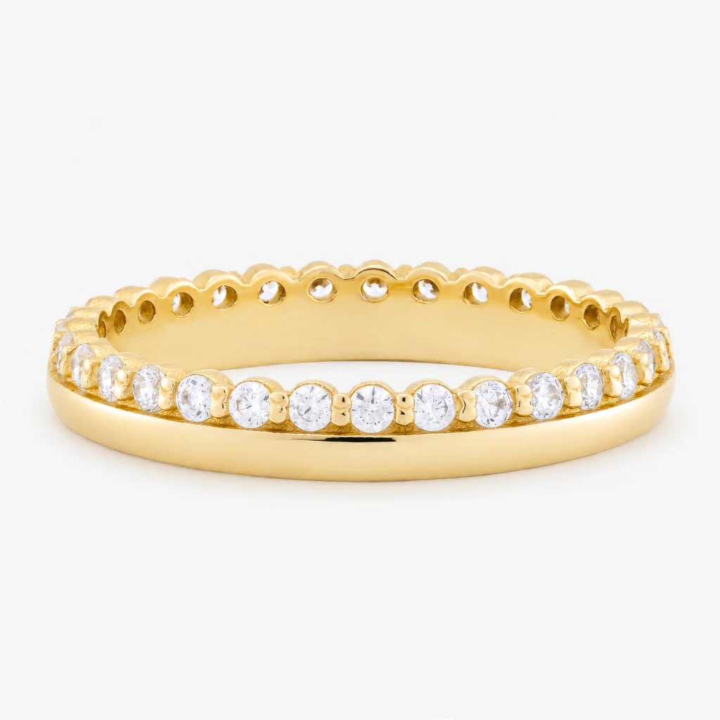 Luminous Halo Wedding Band