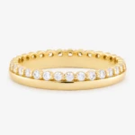 Luminous Halo Wedding Band