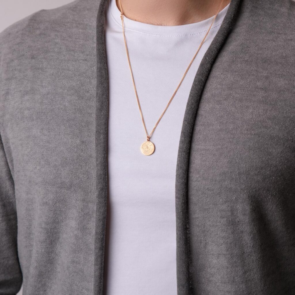 Fingerprint Disc Necklace