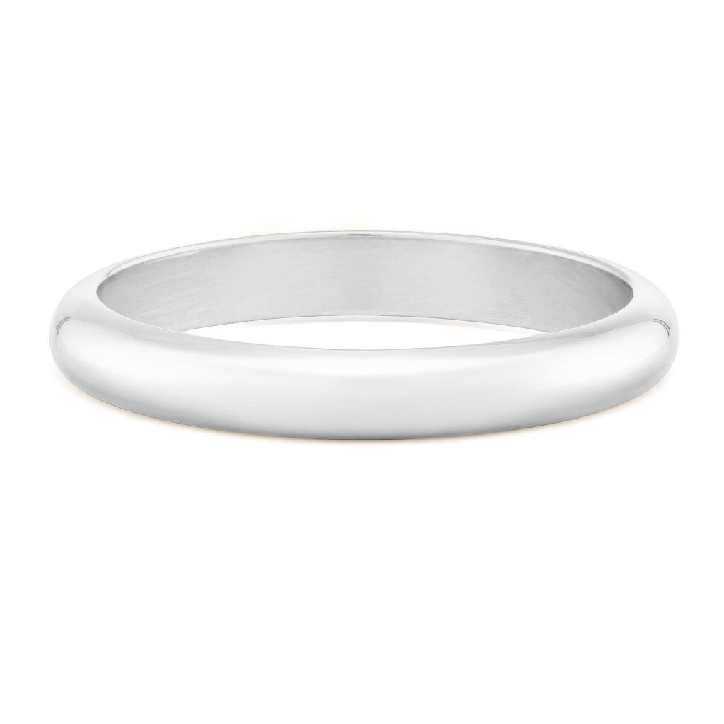 Classic White Gold Wedding Band