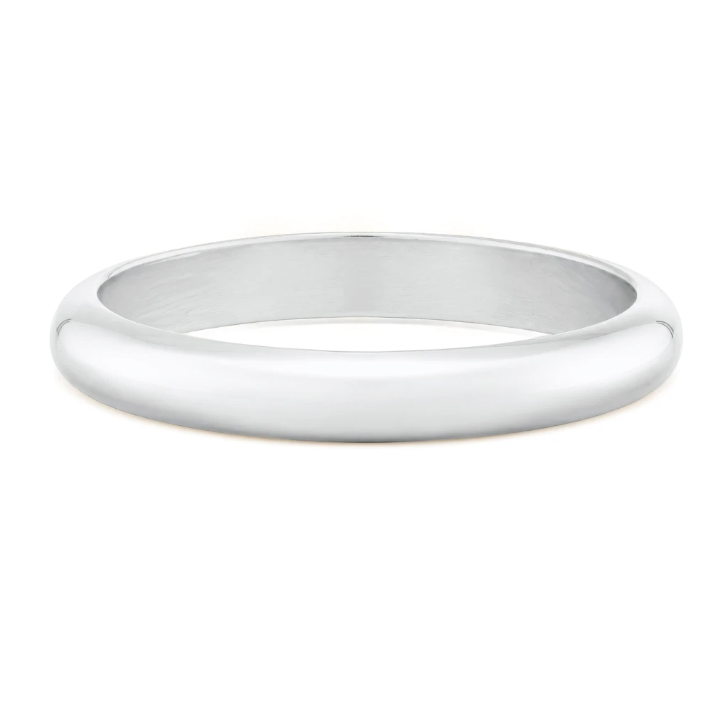 Classic White Gold Wedding Band