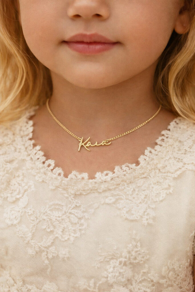 Mini Free Style Name Necklace
