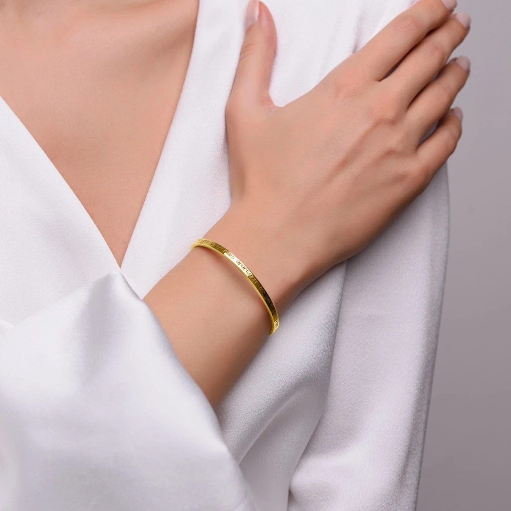 Forever Connected Personalized Bangle