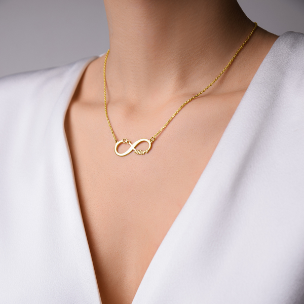Forever Sisters Infinity Necklace