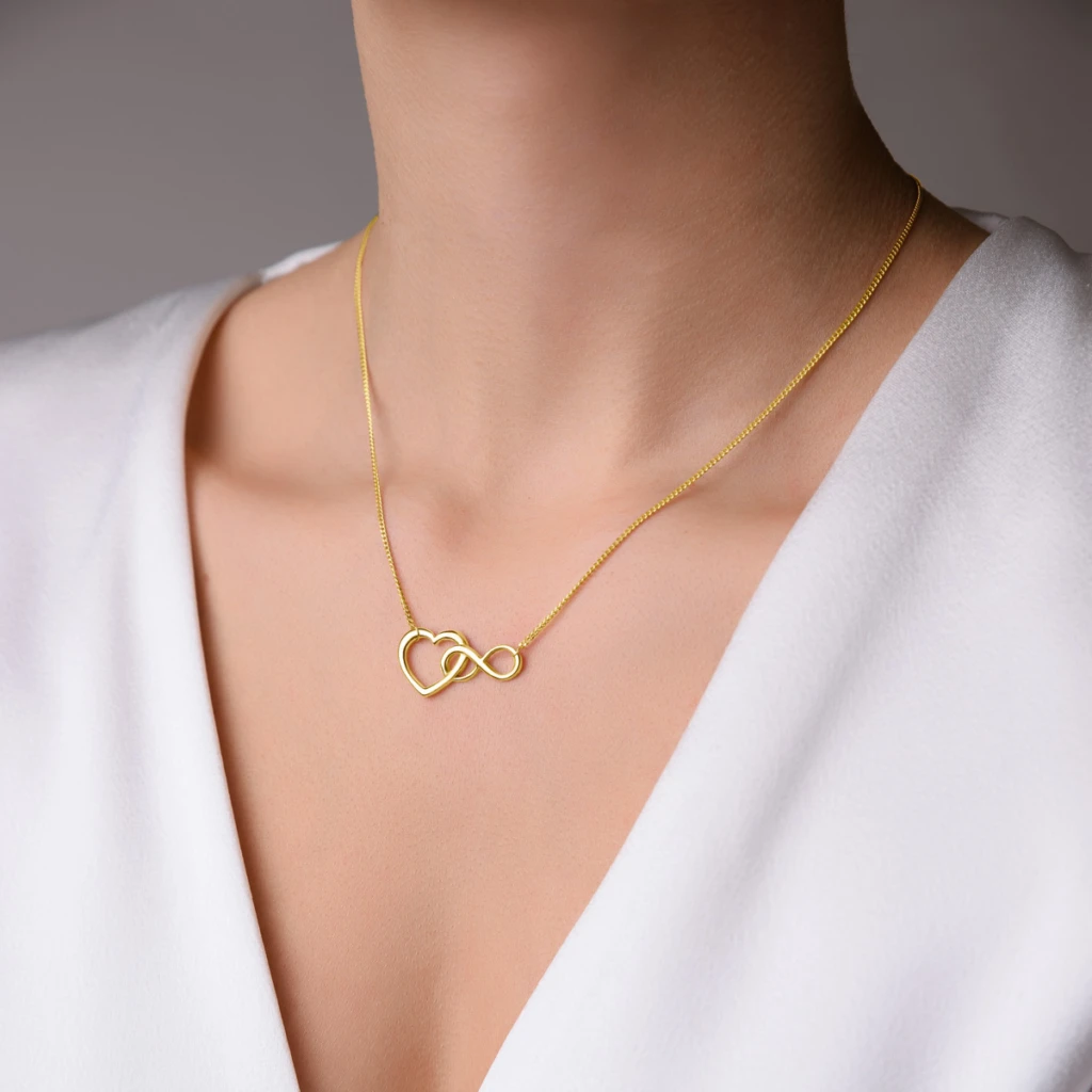 Heart to Infinity Necklace